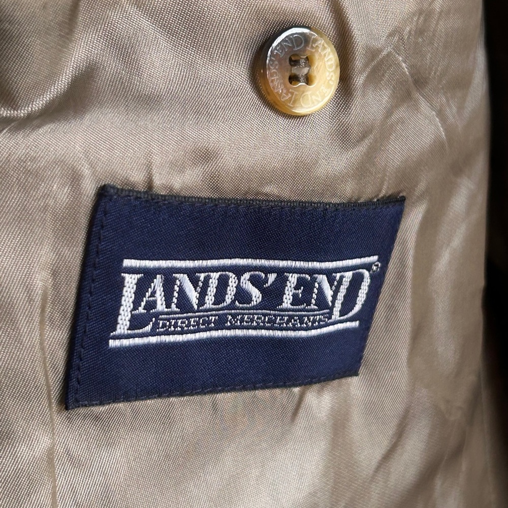 Lands' End tan corduroy blazer Sz 44 - Picture 4 of 4